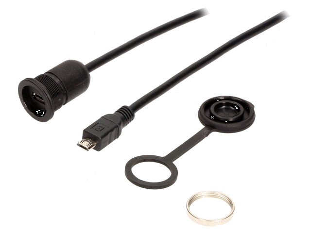 Kabel-adapter; Micro USB B ingang,USB B-microstekker; 1310 Kabel-adapter; Micro USB B ingang,USB B-microstekker; 1310